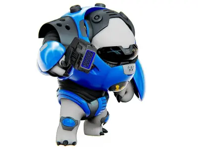 ALIEN TROOPER 10-V  Rigged for Unreal Engine - Unity - MIXAMO 3D model