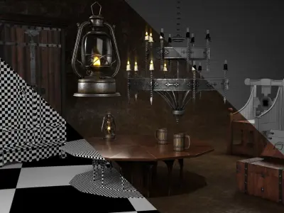 Medieval Collection01 Low-poly 3D model