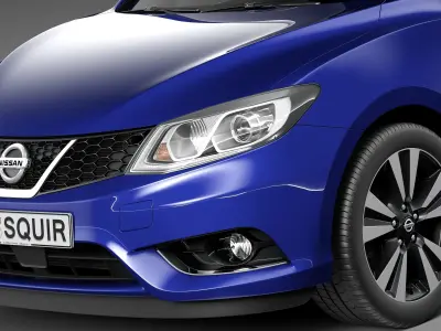 Nissan Pulsar 2015 3D model