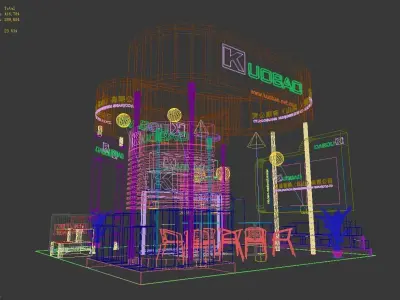 Exhibition - Area - 6X6-3DMAX2009-69 3D model