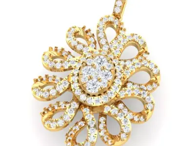 Luxury  pendant for 3D printing 3D print model get
