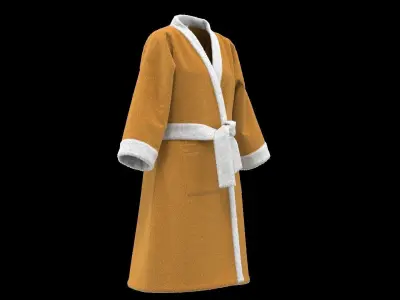Bathrobe 3D model