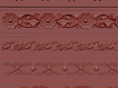 Trim Ornament 128 3D model