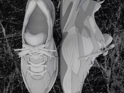 FREE 3D SPORT SHOES Free low-poly 3D model