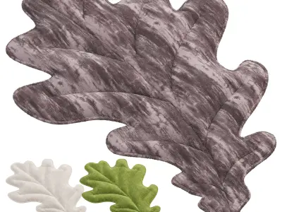Carpet Leaf Low-poly 3D model