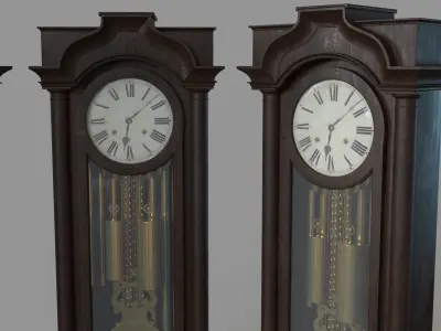 Grandfather Clock 3D model
