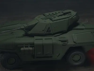 Military Armored Vehicle 3D model