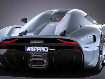 Koenigsegg Regera 2017 3D model