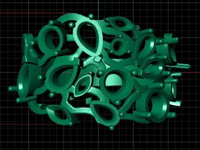 RING for woomen 3D print model