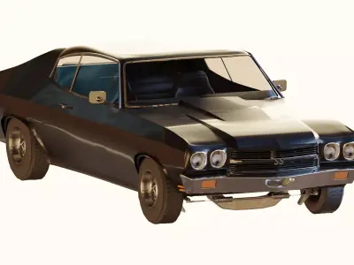 Chevrolet chevelle 1970 3D model