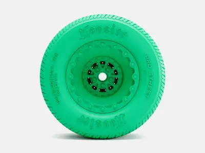 15x10 Sander 752 Wheel Hoosier Pro Street Tire 3D print model