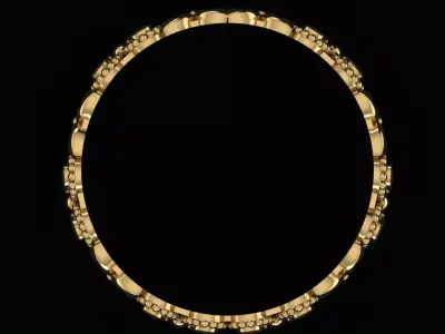 Arabic Tire Ring  3D print model