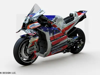 Aprilia RS-GP Trackhouse Racing MotoGP 2024 3D model