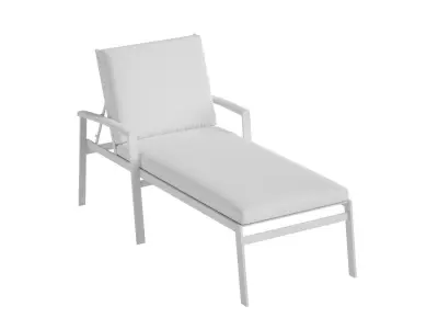 Cassie Reclining Chaise Lounge 3D model