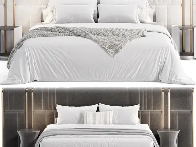 Nova bed by Hessentia Cornelio Cappellini 3D model