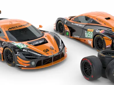 McLaren 720S LMGT3 EVO 2025 WEC 3D model