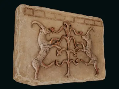 Phrygian Terracotta Low-poly 3D model