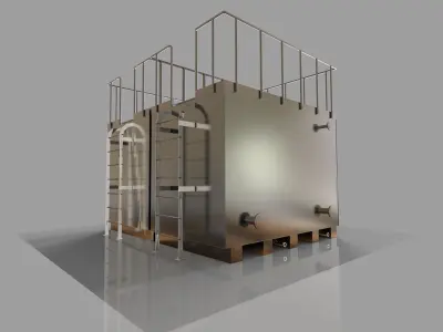 Water tanks 10m3 3D model