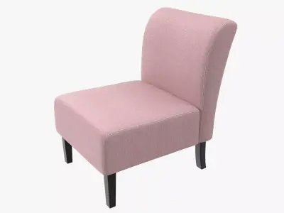 Accent Chair Low-poly 3D model