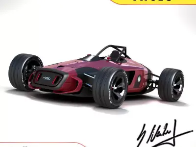 Audi Concept Racecar - Auto Union 3D model