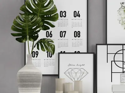 Decoration set 13 3D model