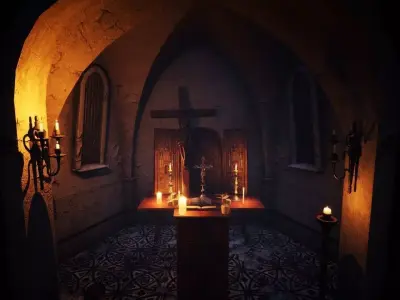 Abandoned Chapel 3D model