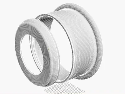 trucks wheel Free 3D model