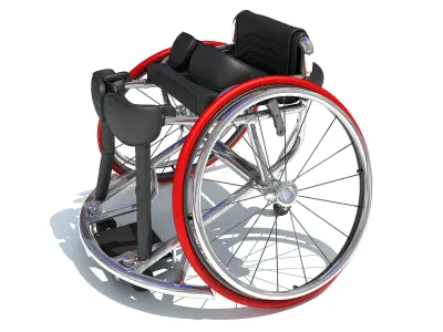 Sport Wheelchair 3D model