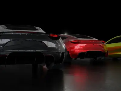 Tesla Roadster 2020 3D model