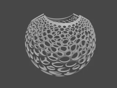 Stereographic Voronoi Sphere 3D print model