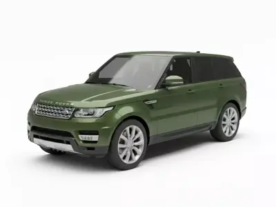Range Rover Sport 2014 Low-poly 3D model