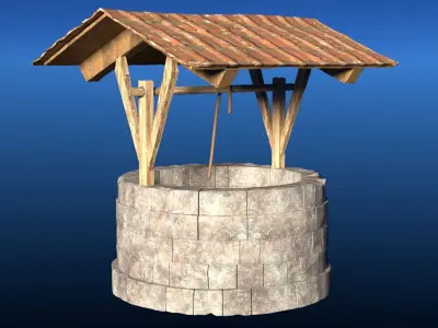 Abandoned Well Semi-Realistic 3D Model with High Detail Free 3D model