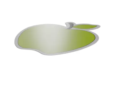 Car air fresheners Car Air Freshener - Fresh Apple Low-poly 3D model