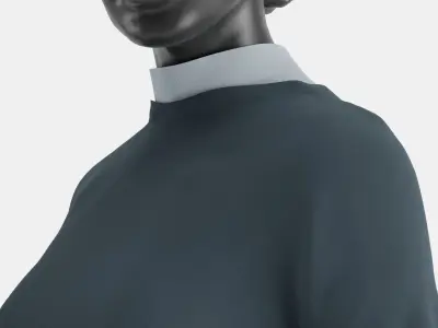 Sport Clothes Couple Set 03 3D model