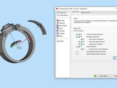 Man Ring Gold  3D print model