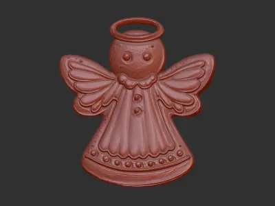 Angle cookie decor  3D print model