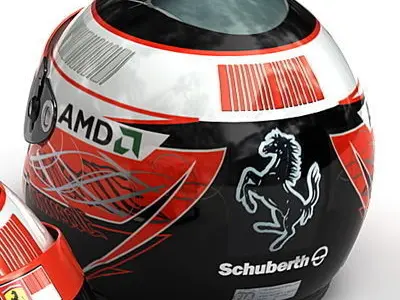 F1 2008 Helmets 3D model