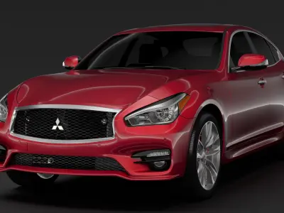 Mitsubishi Proudia S 2018 3D model