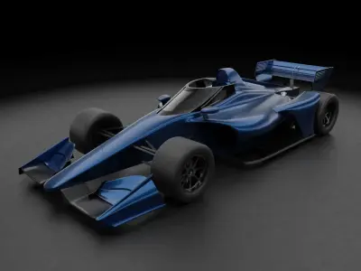 Indycar Road Version 3D model