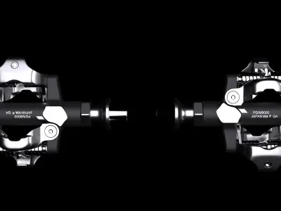 Shimano XTR PD-M9000 pedals 3D model