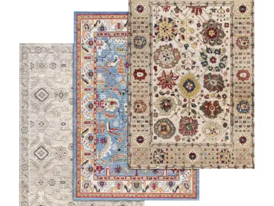 Rug Set 1621 3D model