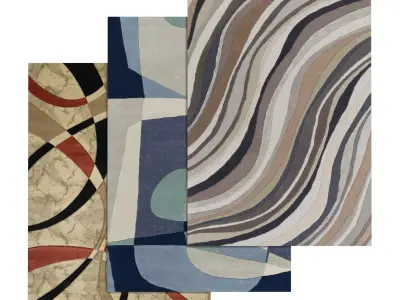 Rug Set 1247 3D model