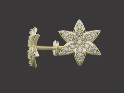 Earrings 0090 3D print model