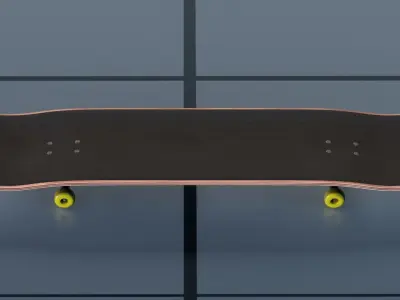 Skateboard PBR 3D model