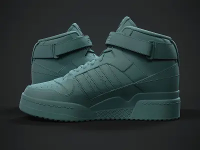 adidas Forum sneaker-3d printable 3D print model