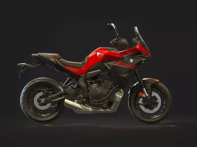 Base model Yamaha Tracer 7 2025 3D model