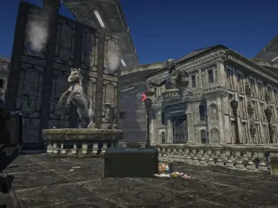 Decorations city assets for game Low-poly 3D model