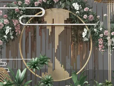 Floristry Fine art display 3D model