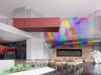 lobby interior 3D model