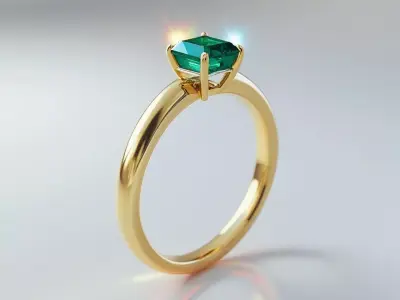 Emerald Whisper 3D print model